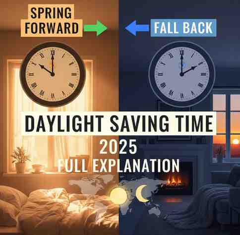 How Daylight Saving Time Works in 2025 – Full Explanation